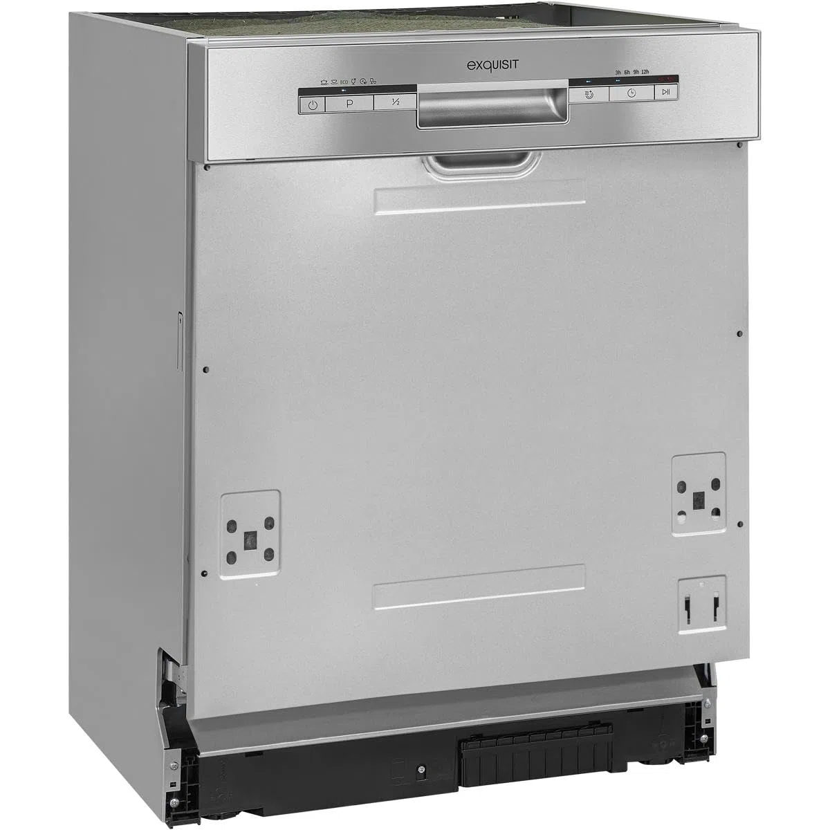Exquisit EGSP1012-EB-030E Inox Geschirrspüler 60 cm - Spülmaschine