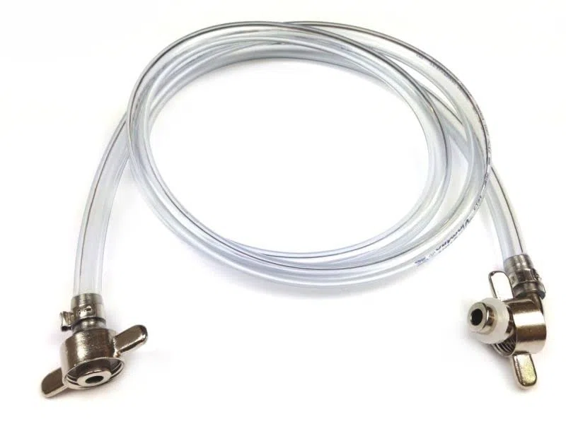 Bierschlauch 7x12mm mit Anschlüsse verschiedene Längen für Zapfanlage Bierkühler Durchlaufkühler (2.5)