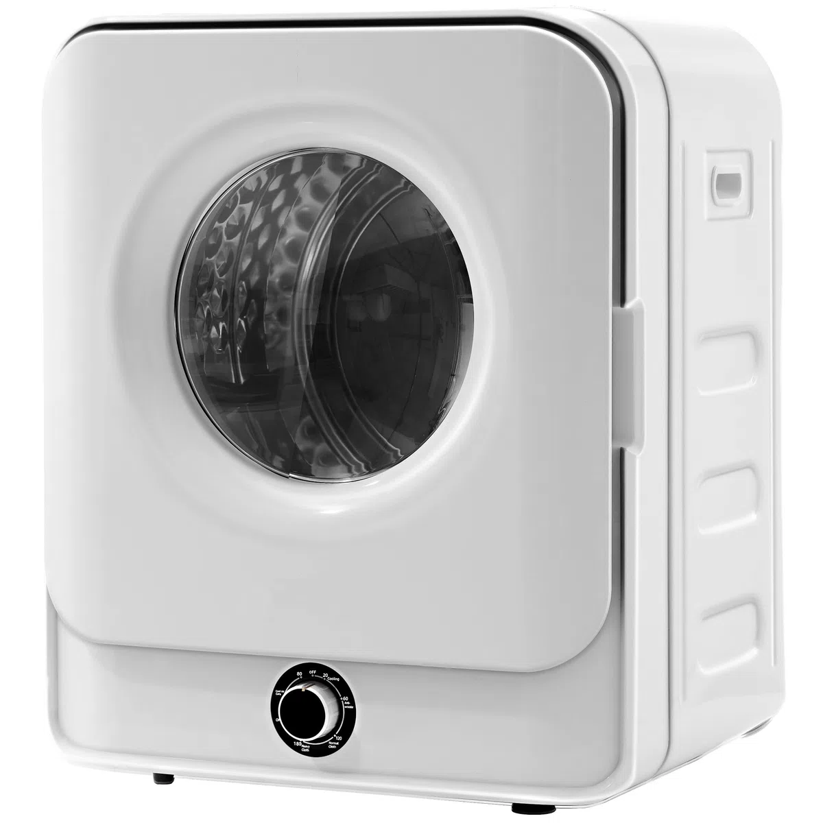 Qiang Tragbarer Wäschetrockner für 4,5kg Wäsche 830W Dryer Machine Auto Dry,Anti Vibration-Design,Comfort Control,Sensitive Drying-System,Weiß,Freistehend Oder Wandmontage