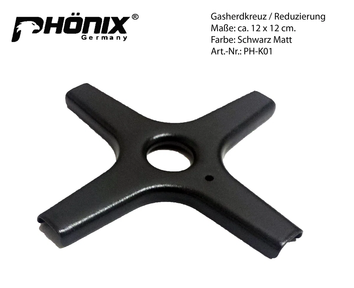 Phönix PS-701T Einbau Gaskochfeld Edelstahl Kochfeld 70 cm Gaskocher 5 Flammen autark (freistehend- / Einbau- Gaskochfeld)