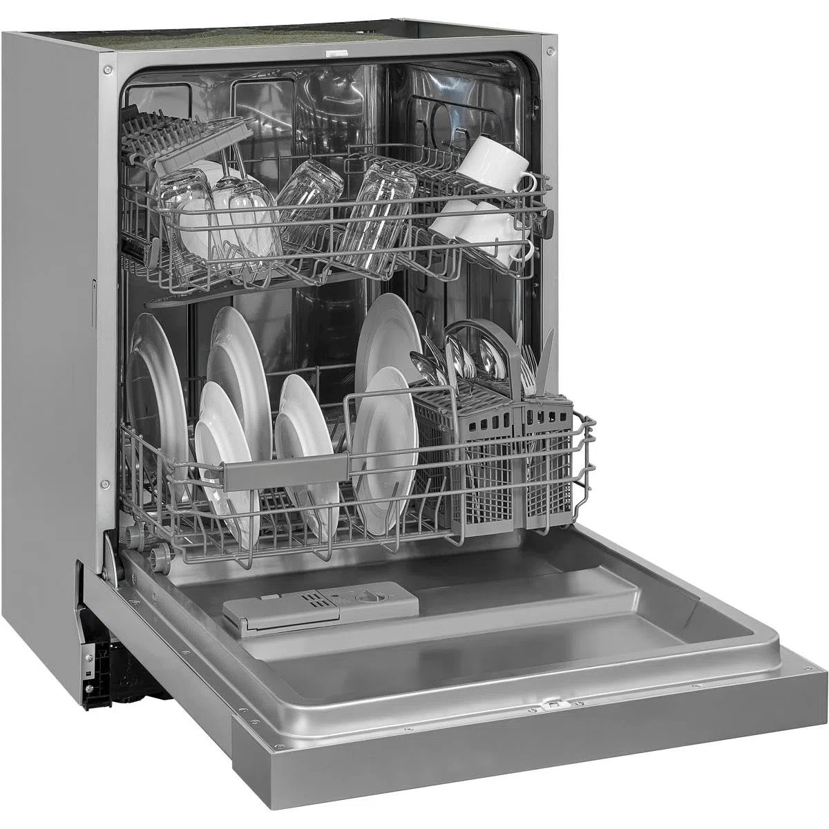 Exquisit EGSP1012-EB-030E Inox Geschirrspüler 60 cm - Spülmaschine