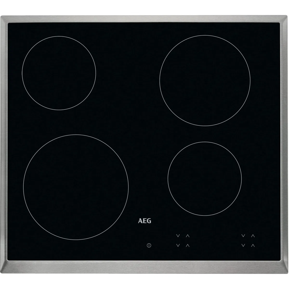 AEG HK624000XB Einbau-Halogen-Kochplatte, Schwarz, 1200 W, Rund, 14,5 cm
