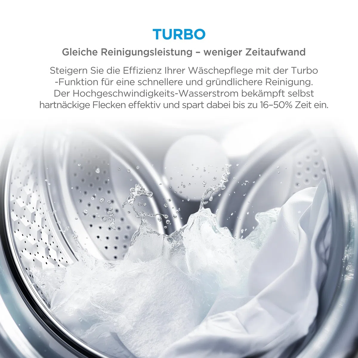 Midea Waschmaschine MF110 Series 10KG EEK A-10% MF11EW100BA10