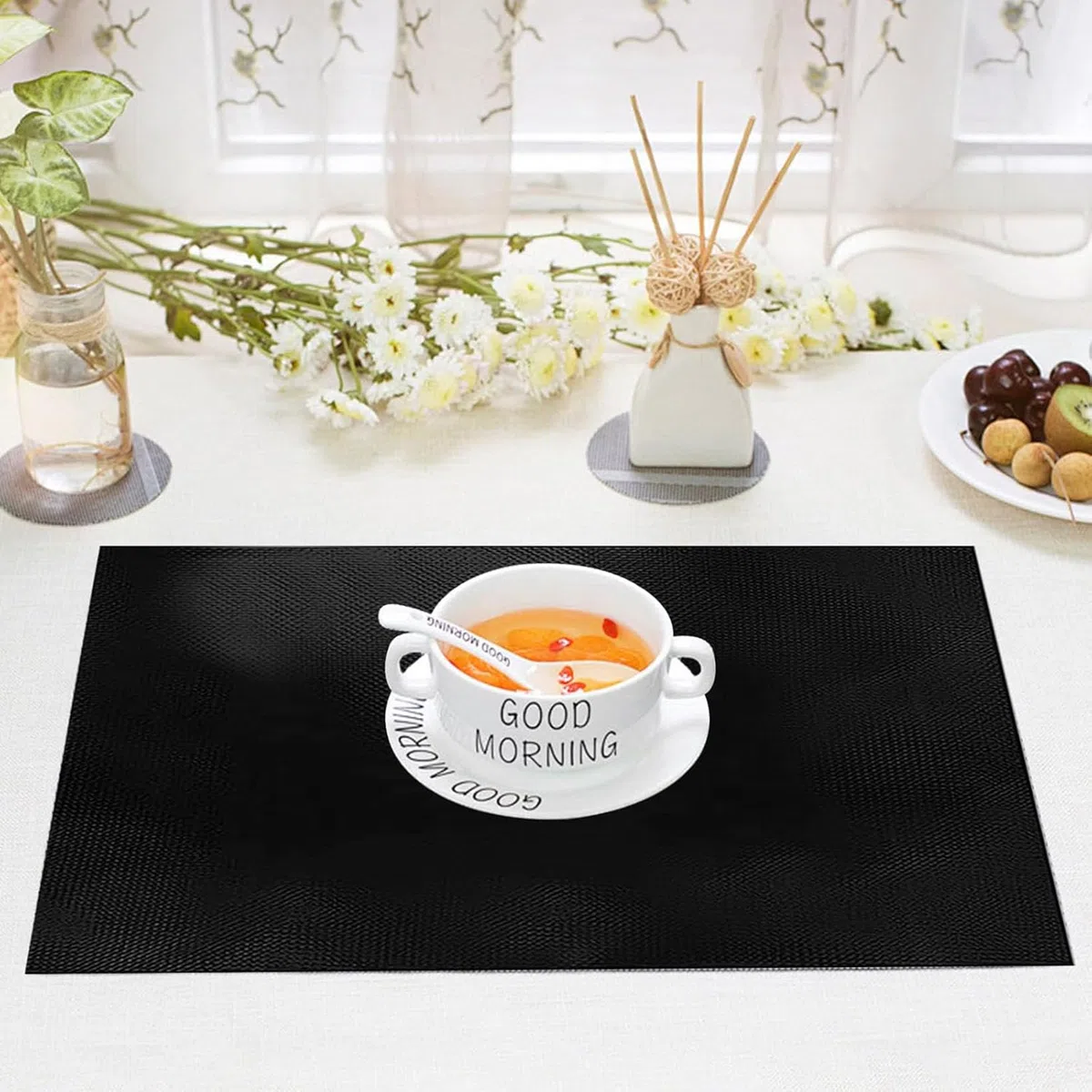 61x53CM Große Silikon Induktionskochfeld Schutzmatte Induction Cooker Silikonmatte (Magnetisch) Induktion Schutzmatte Induktion Herdschutz Matte Schwarz Wärmeisolierte Pad für Induktionsherd