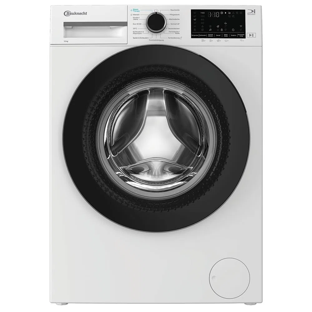 Bauknecht B W 10A30 BS Waschmaschine, 10 kg, 1400 U/min, Frontlader, Steam Therapy & Steam Technologie, Adaptive Wash, ColdWash, HomeWhiz, Energy Saver, leiser Inverter-Motor, Weiß