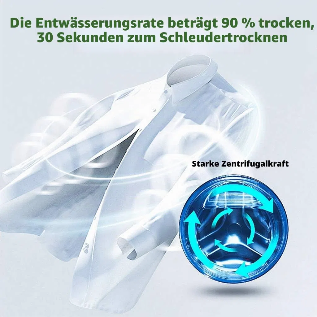 Wäscheschleudermaschine, Wäscheschleudermaschine, Kapazität 9,8 Kg, Schonendes Vortrocknen, Platzsparend, Tragbares Trocknen Für Erwachsene Kinder, Schüler – Nur Zum Trocknen Geeignet(Color:Typ b)