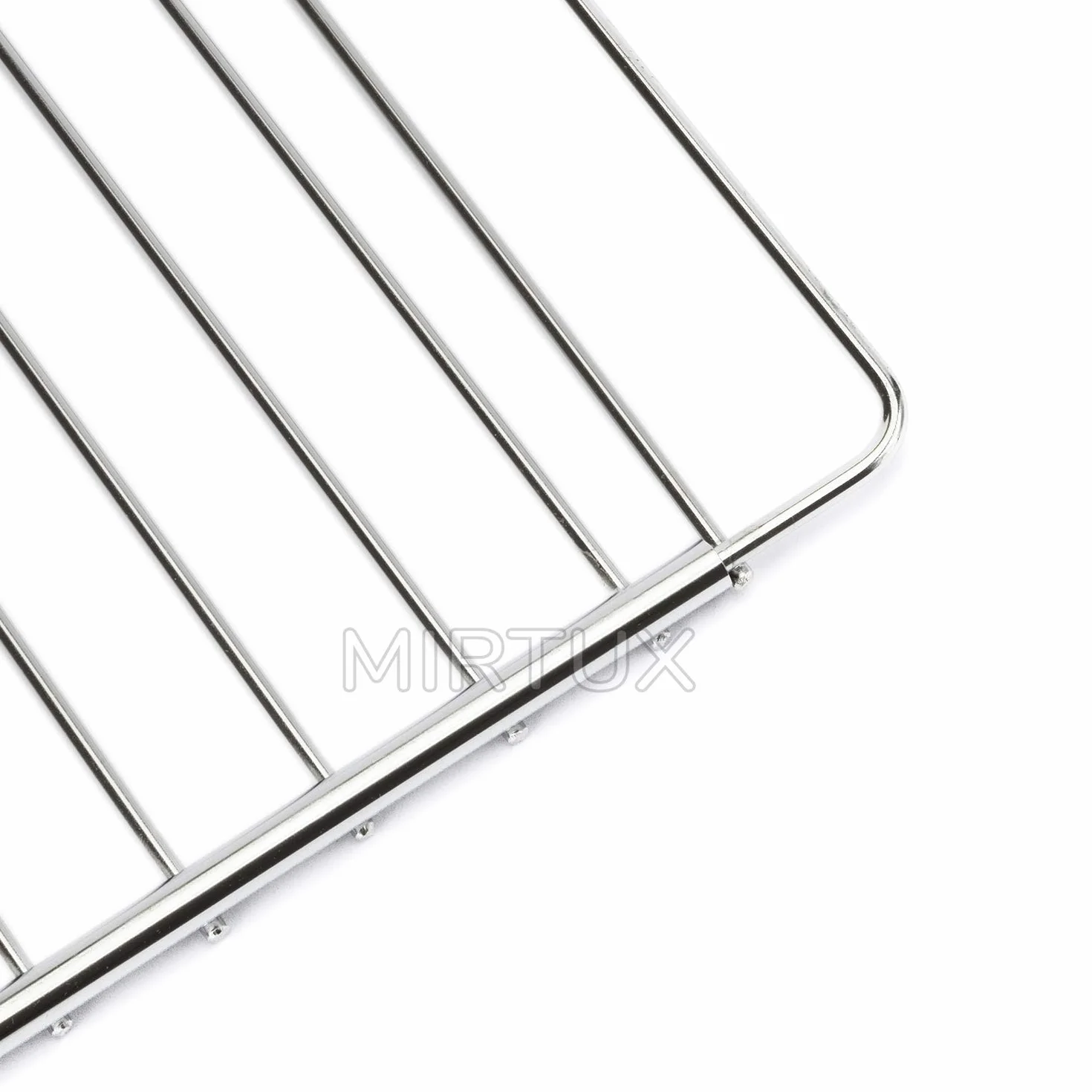 MIRTUX Rost für Backofen | Universelles Modell. Breite: 32 cm, Länge ausziehbar/verstellbar von 35 cm (Mindestmaß) bis 56 cm (Maximalmaß) | Ofengitter, Backofen Gitterrost, Verschiedene Größen