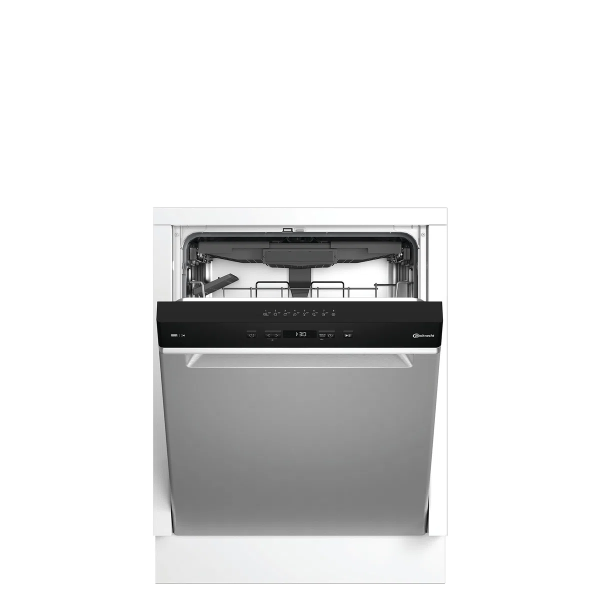 Bauknecht BKSV2UCN3X Spülmaschine Unterbau 60 cm, 14 Maßgedecke, ActiveDry automatische Türöffnung, MultiZone, Sensorprogramm, leise 41 dB, Edelstahl