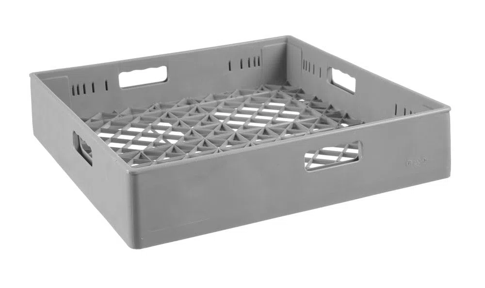 HENDI Geschirrspüler, K50, elektronische Steuerung, Tischgeschirrspüler, Gläserspüler, Geschirrspülmaschinen, mit Laugen und Spülmittelpumpe, 230V, 3.6kW, 570x600x(H)830mm, Edelstahl