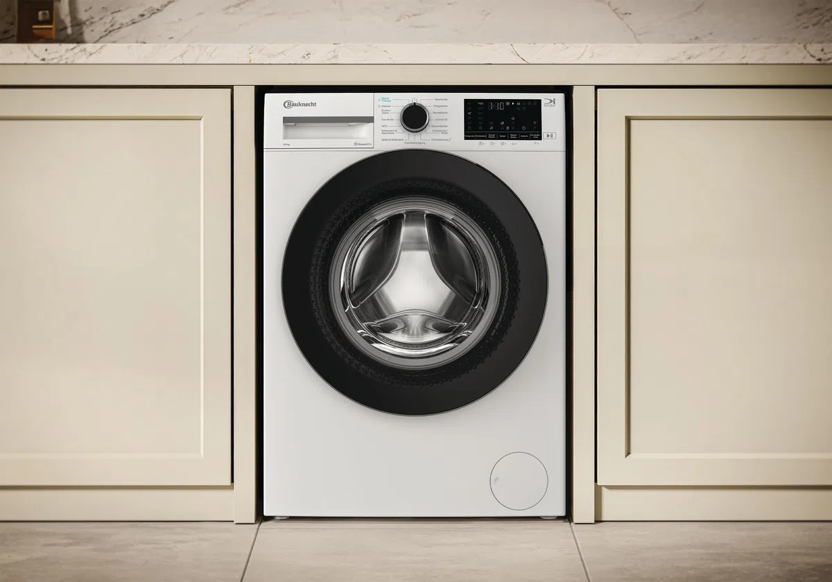 Bauknecht B W 10A30 BS Waschmaschine, 10 kg, 1400 U/min, Frontlader, Steam Therapy & Steam Technologie, Adaptive Wash, ColdWash, HomeWhiz, Energy Saver, leiser Inverter-Motor, Weiß
