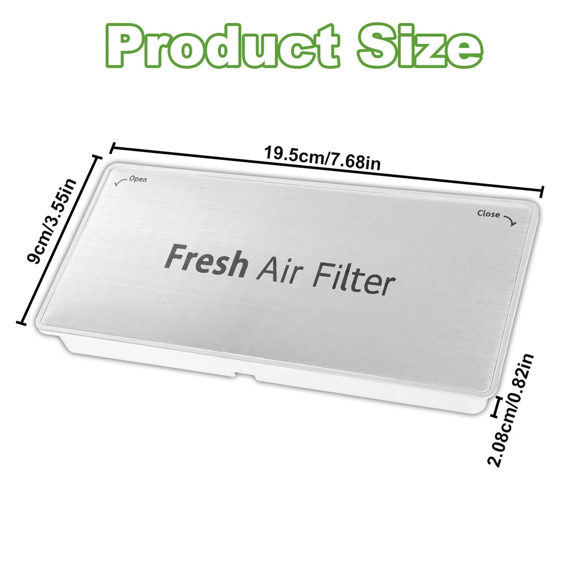ADQ75493301 Kühlschrank Luftfilter Abdeckung für LG, Ersatz Frischluftfilterabdeckung Kompatibel mit LG-Kühlschrank LRMVS3006S LRMDS3006S LRMVC2306S LRMDC2306D