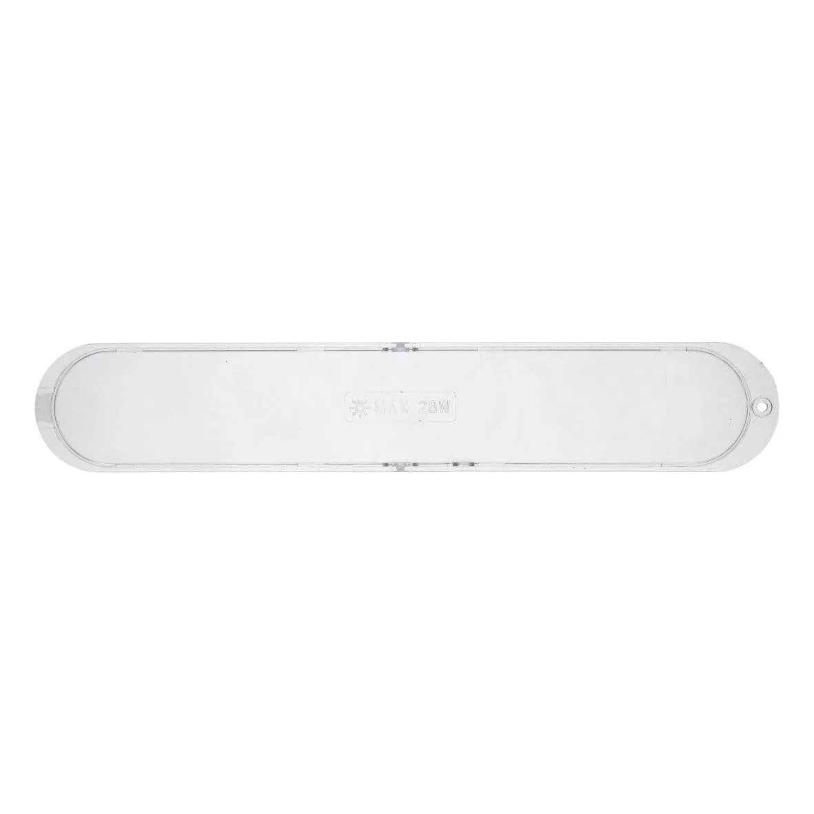 Lampenabdeckung wie Whirlpool 482000008881 370x65mm für Dunstabzugshaube