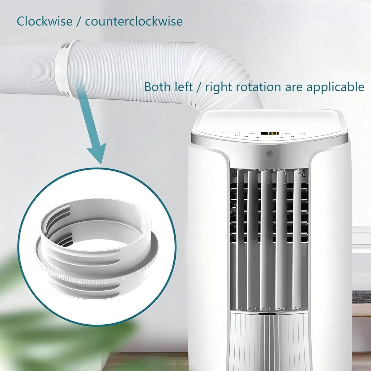 Klimaanlage Abluftschlauch Adapter,130mm innen/150mm Außen,Klimaanlagen Abluftschlauch Adapter,Klimaanlage Abgasschlauchanschluss,klimaanlagen-Schlauchkupplung