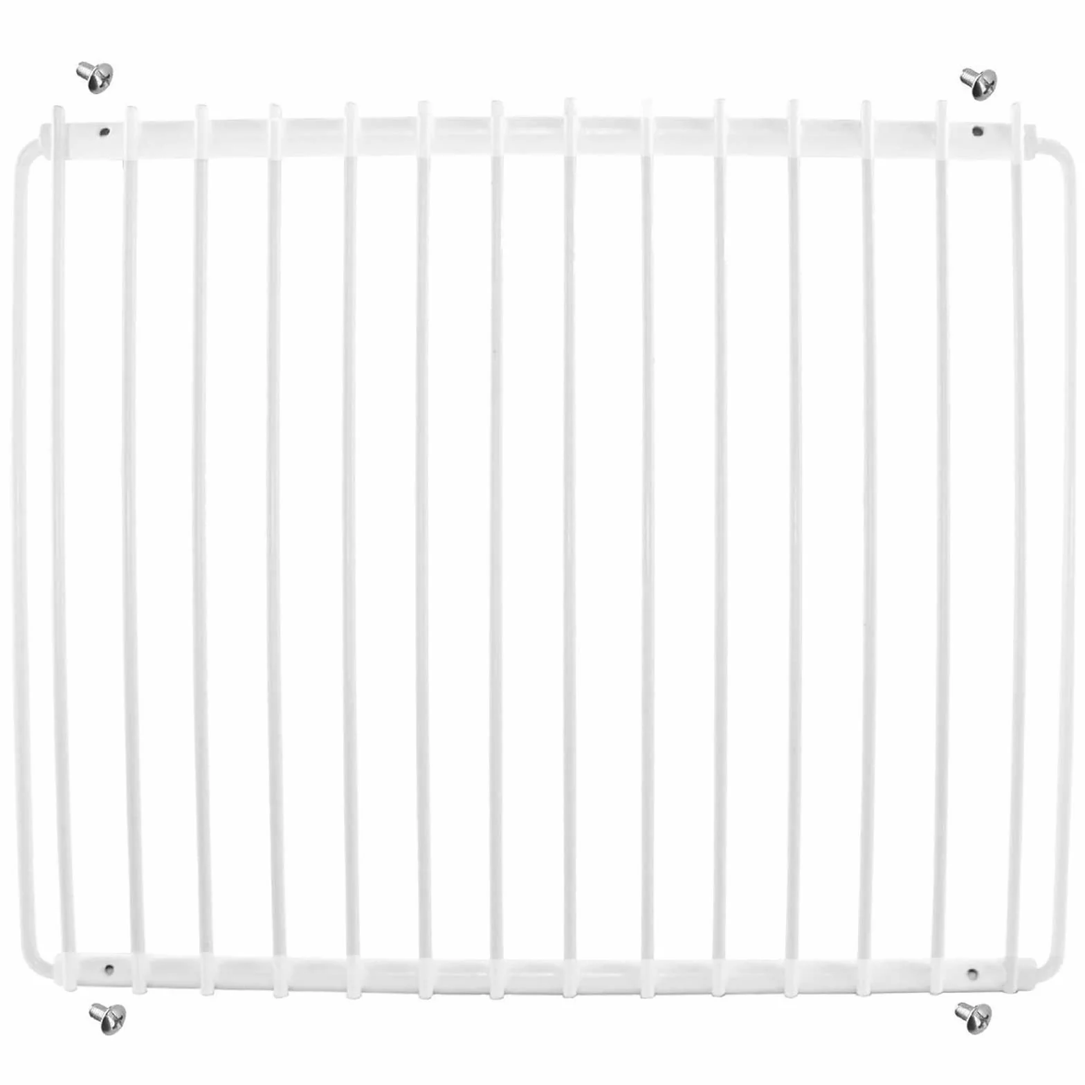 Spares2go Universal Kühlschrank Gefrierschrank Regal Verstellbar Kunststoffbeschichtet Ausziehbare Arme (Weiß)
