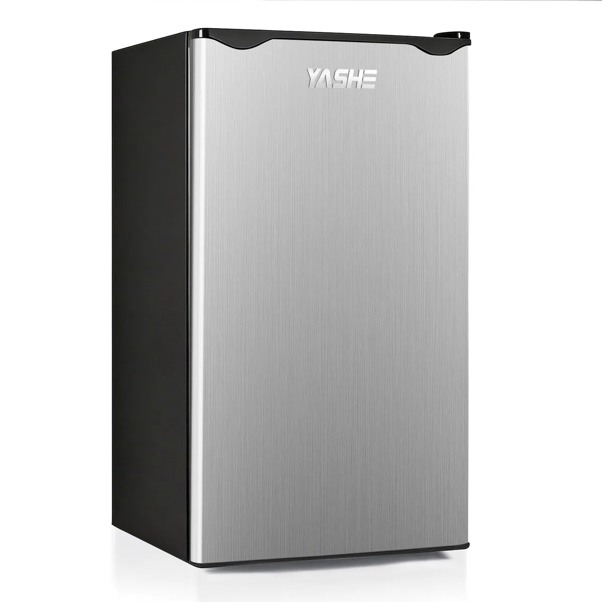 YASHE 92L Kühlschrank mit Gefrierfach, Kleiner Kühlschrank mit Gemüsefach, Mini Kühlschrank, Einbaukühlschrank, 7 Einstellbare Temperaturregelung, Energieeffizien für Büro, Zimmer, Miniküche