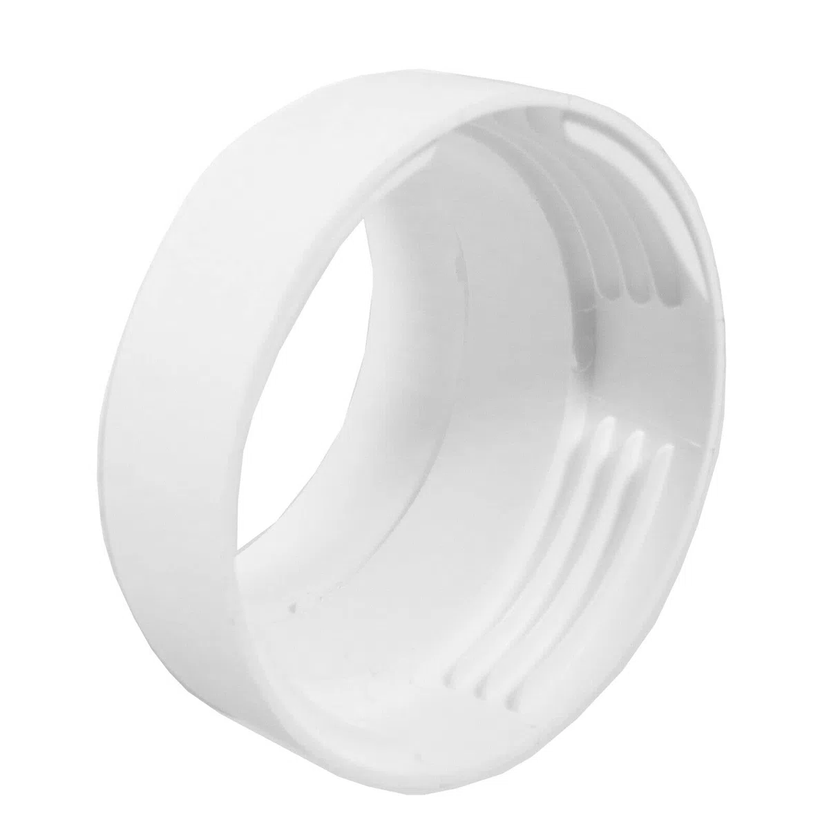 SPARES2GO Adapter für Wäschetrockner, 100 mm Gewinde, männlich, Schlauch, Auslass-Anschlussring