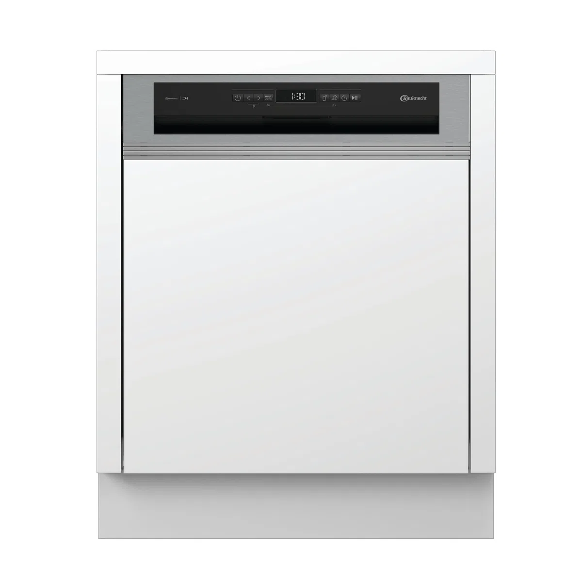 Bauknecht BKSV2PAN3C Spülmaschine integrierbar, Einbau-Geschirrspüler 60 cm, 14 Maßgedecke, ActiveDry automatische Türöffnung, Besteckschublade, MultiZone, Sensorprogramm, leise 41 dB, Edelstahl