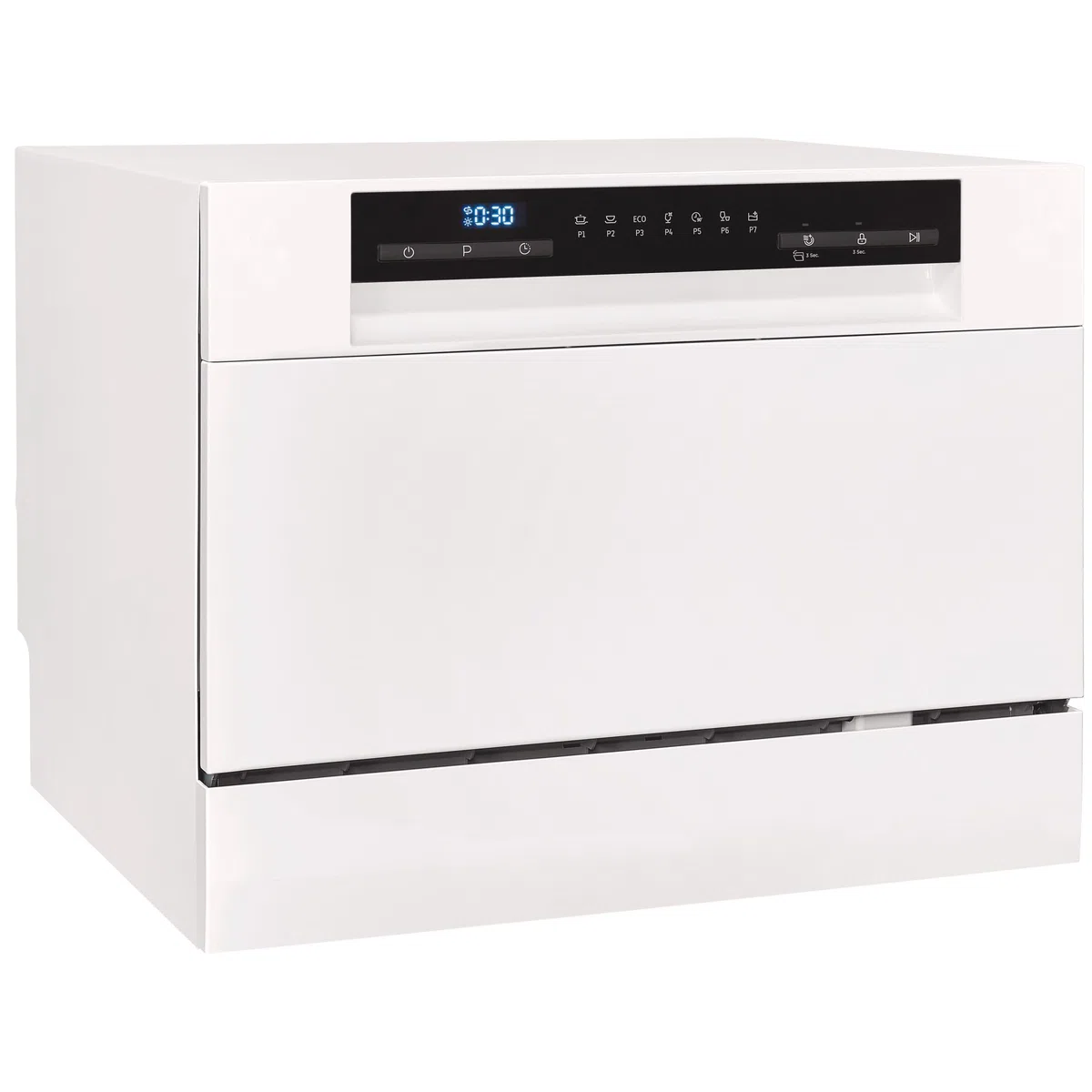 Exquisit GSP206-030D Tischgeschirrspüler Weiß - Spülmaschine 55 cm